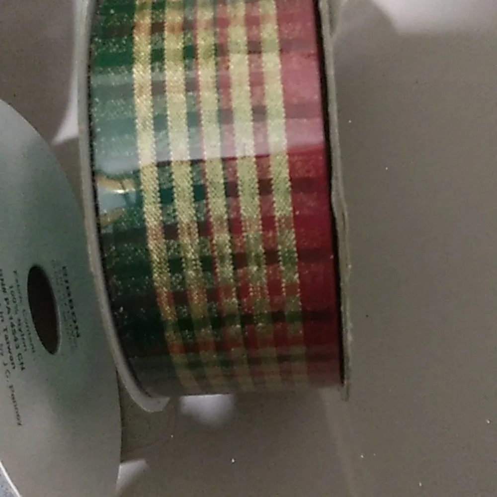 6 rolls of Christmas and all occasion ribbon--80yds